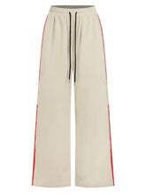 ZAFUL Side Strip Pants for Men Unisex Street Y2K Parachute Sweatpants Drawstring Wide Leg Casual Trousers