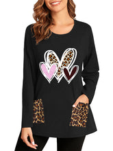 ZAFUL Womens Casual Long Sleeve Crewneck Santa Graphic Blouse Fashion Tops