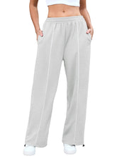 ZAFUL Womens Sweatpants Drawstring Elastic Straight Leg Joggers Pants Lounge Baggy Sweatpants with Pockets