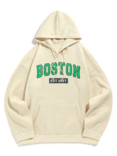 ZAFUL Men's Hoodie Long Sleeves Letter Print Sweatshirt with Pockets