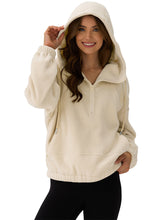 ZAFUL Womens Fleece sherpa 2025 Coats with Pockets Oversized Trendy Fuzzy Hooded pullover for Winter-AMZ