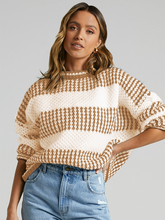 Colorblocked-Knit-Sweater-Brown-1