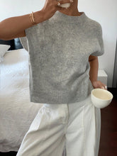 Fashion Cap Sleeve Knit Vest