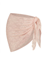 Floral Crochet Tie-Side Cover-up Skirt