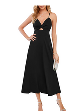 Spaghetti Strap Solid Color Dress