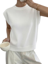 Fashion Cap Sleeve Knit Vest