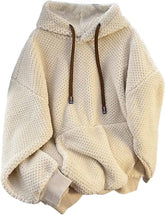 Loose Fit Hooded Long Sleeve Sweatshirt