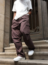 ZAFUL Men's Vintage Loose Straight Leg Casual Cargo Pants