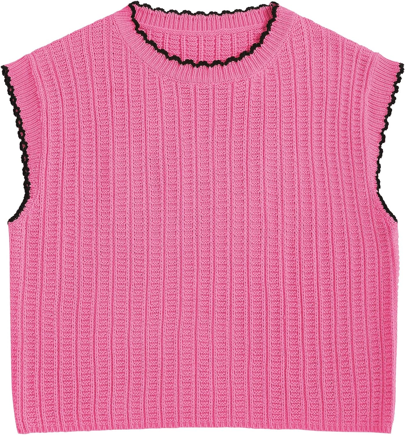 Sleeveless-Vest-Sweater-Pink-3