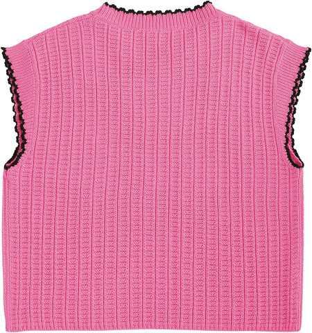 Sleeveless-Vest-Sweater-Pink-4