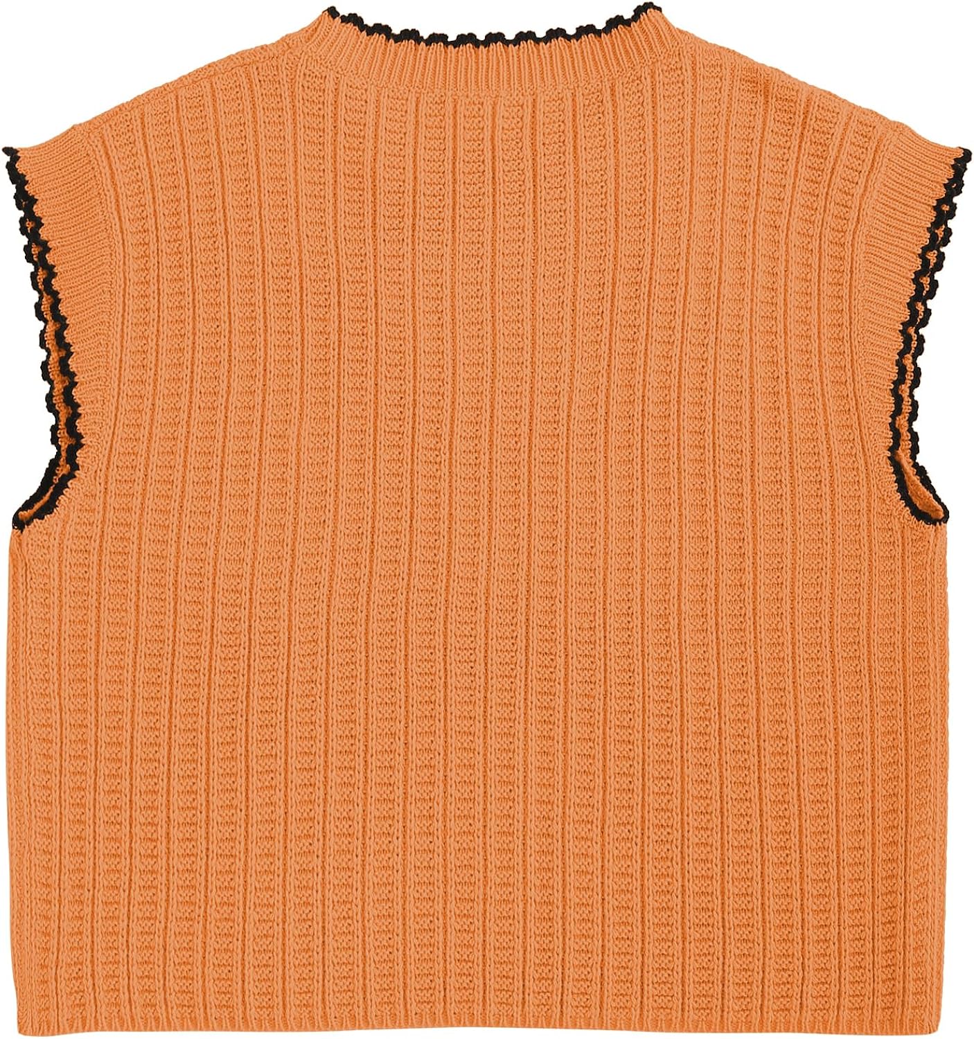 Sleeveless-Vest-Sweater-Orange-4