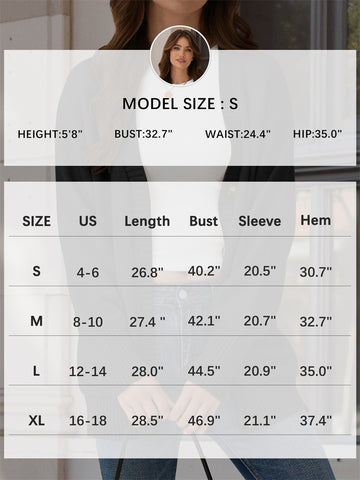 ZAFUL Women's Cardigan Trendy Button down Knit Sweaters Open Front Fall Casual Outerwear-AMZ