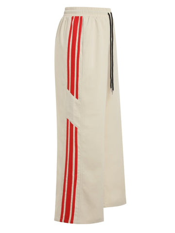 ZAFUL Side Strip Pants for Men Unisex Street Y2K Parachute Sweatpants Drawstring Wide Leg Casual Trousers