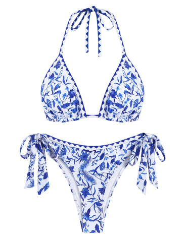 Halter Bikini Set Two Piece Triangle Swimsuit