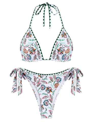 Halter Bikini Set Two Piece Triangle Swimsuit