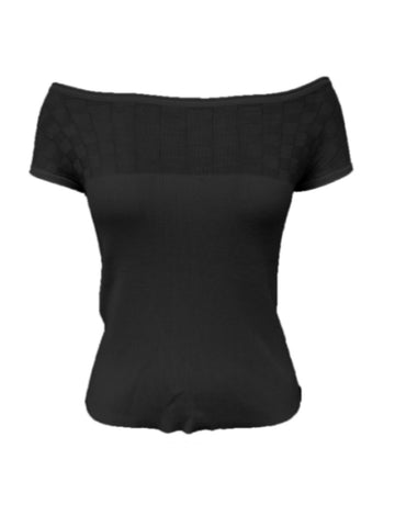 ZAFUL Women Y2k Off Shoulder Short Sleeves Crop Top Sexy Knitted Slim T Shirt