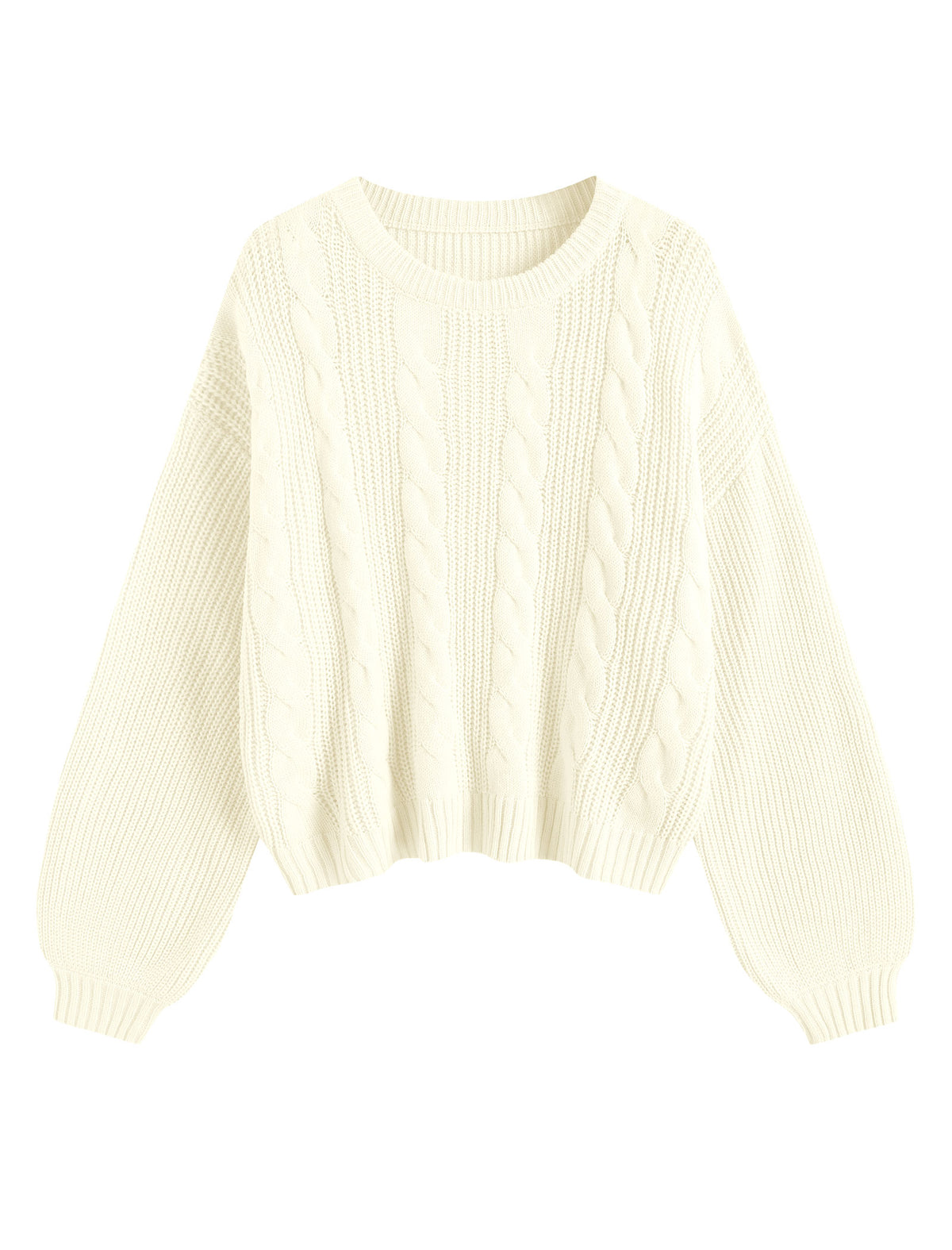 Oversized Lantern Sleeve Pullover Top