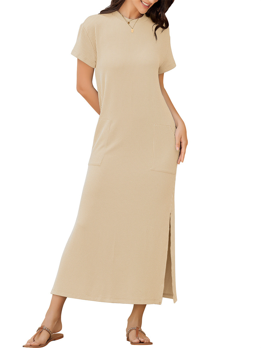 ZAFUL Women Split Maxi Dress-AMZ