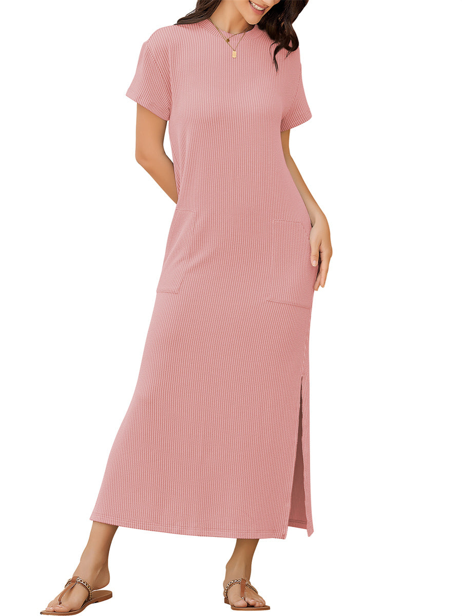 ZAFUL Women Split Maxi Dress-AMZ