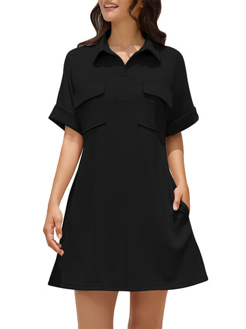 ZAFUL Women's Short Sleeves Casual Mini Dress