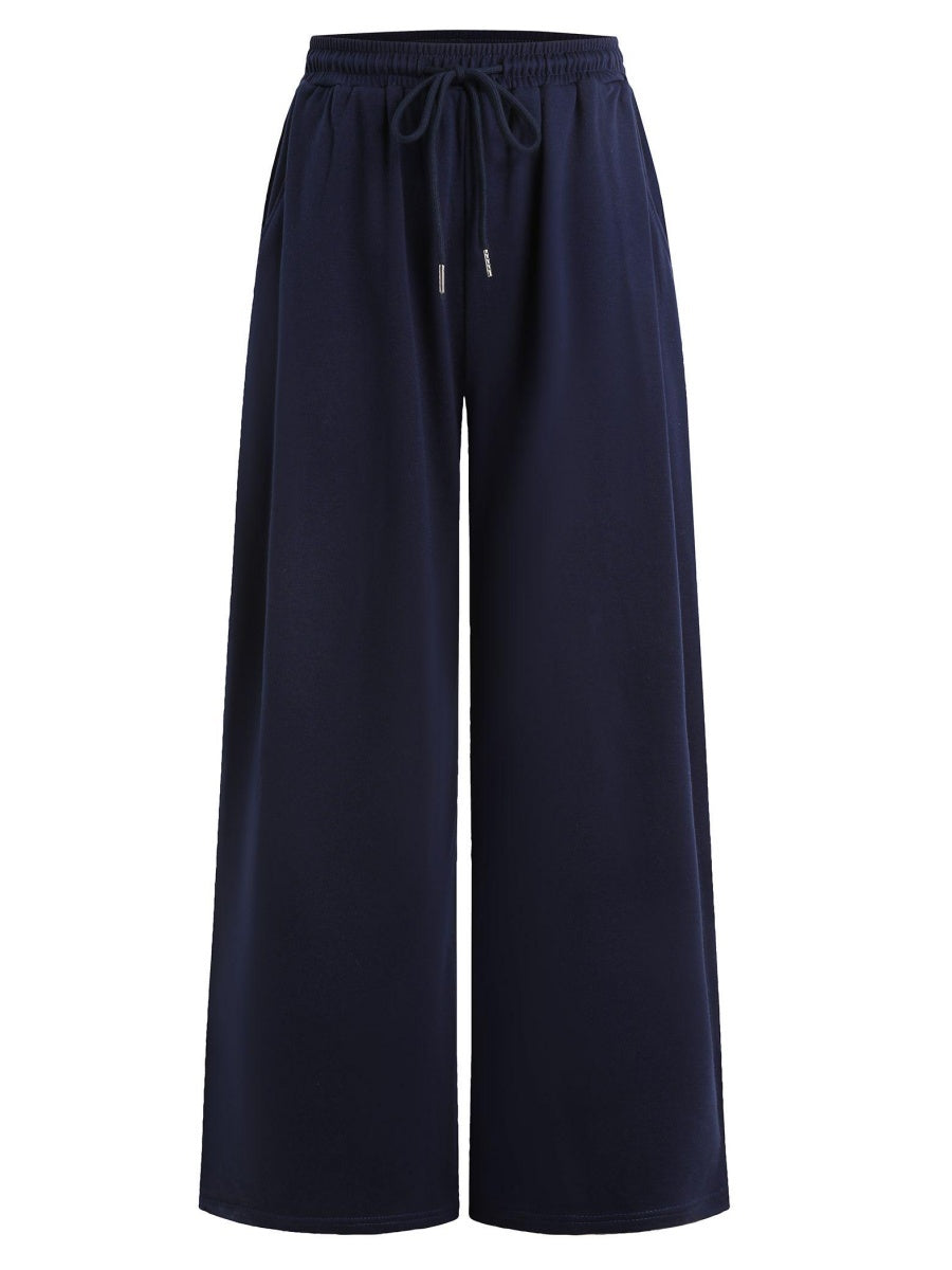 Elastic Waist Loose Sweatpants