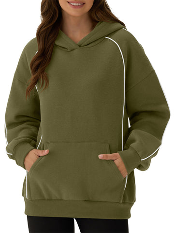 ZAFUL Hoodie for Women Athletic Sweatshirt with Pockets Loose Fitted Outdoor Actives Casual Tops-AMZ