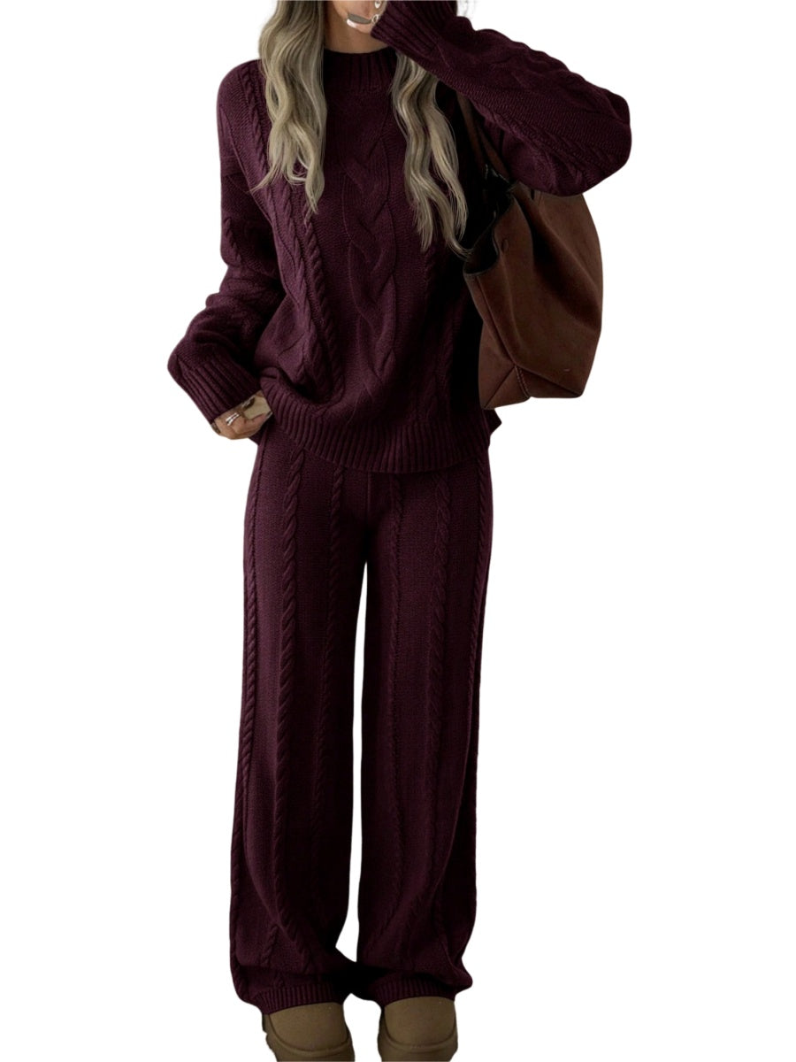 2 Piece Outfit Wide Leg Pants Set
