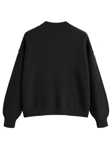ZAFUL Cardigan Sweater for Women with Pockets Button Down Cropped Cardigan