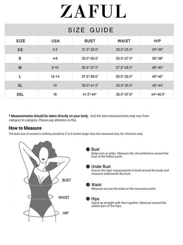 ZAFUL Womens Tummy Control Scalloped V Neck Tankini Bathing Suits with Skirt Bottom