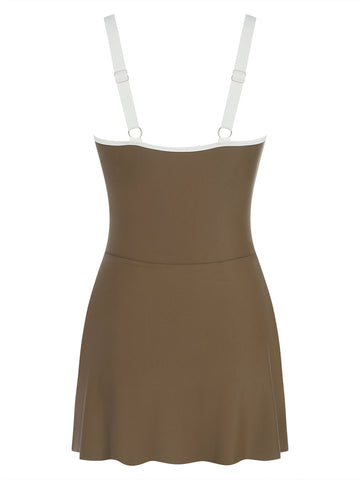 ZAFUL Women's One Piece Swim Dress