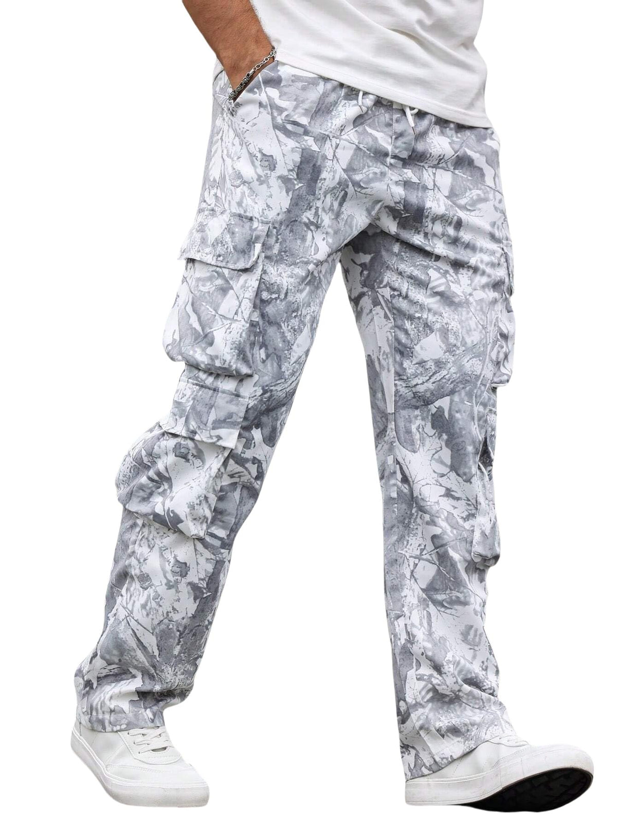 ZAFUL Mens Casual Cargo Pants-AMZ