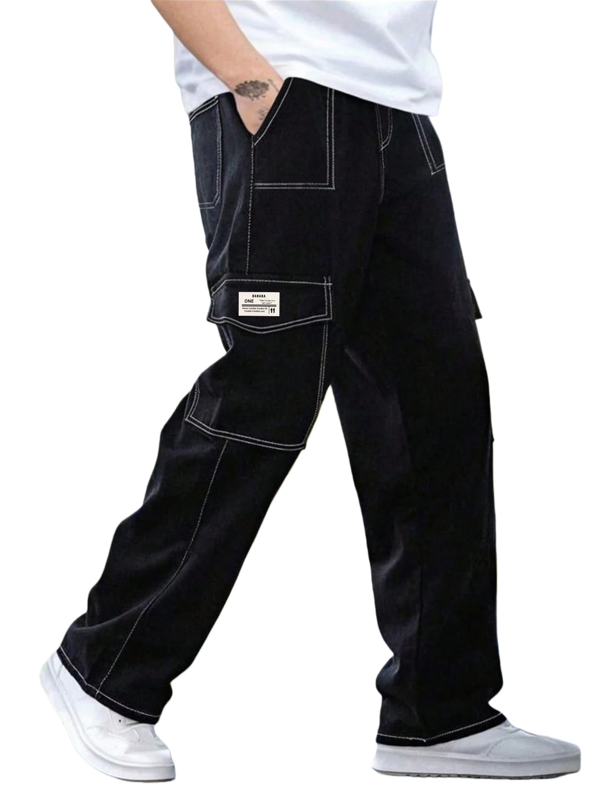 ZAFUL Mens Casual Cargo Pants-AMZ