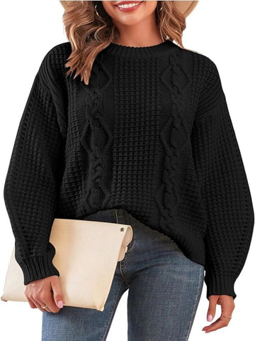 Cable-Knit-Sweater-Black