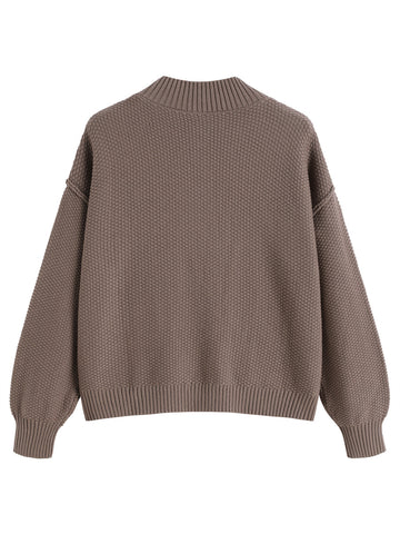 ZAFUL Cardigan Sweater for Women with Pockets Button Down Cropped Cardigan