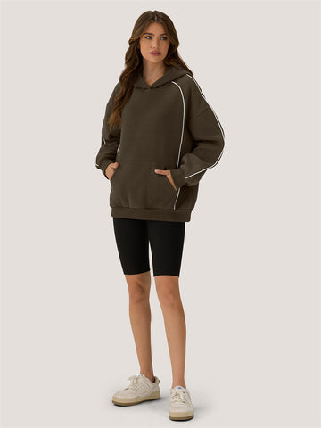 ZAFUL Hoodie for Women Athletic Sweatshirt with Pockets Loose Fitted Outdoor Actives Casual Tops-AMZ