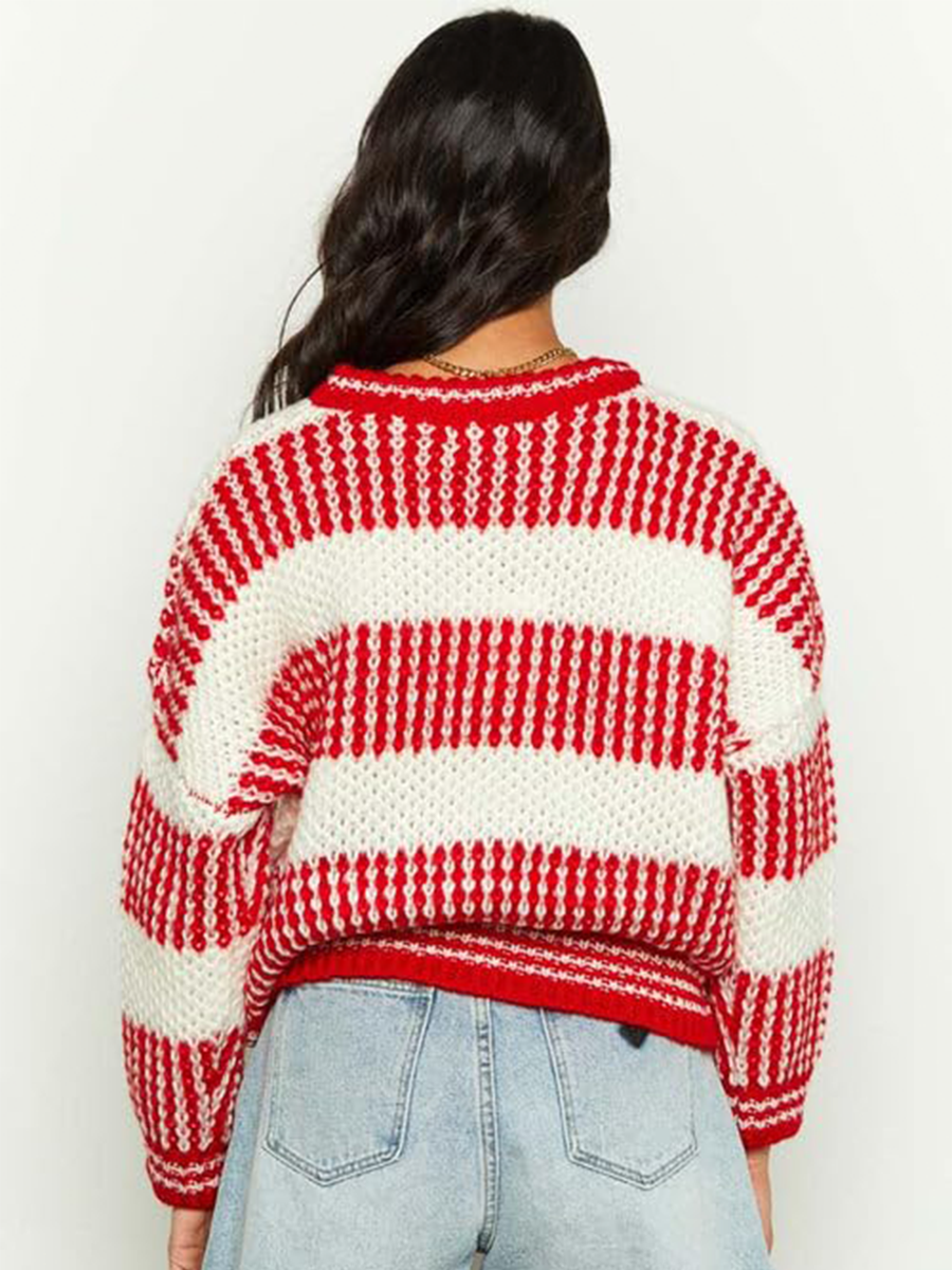Colorblocked-Knit-Sweater-Red-2
