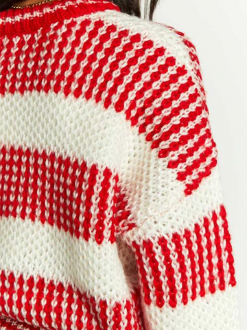 Colorblocked-Knit-Sweater-Red-4