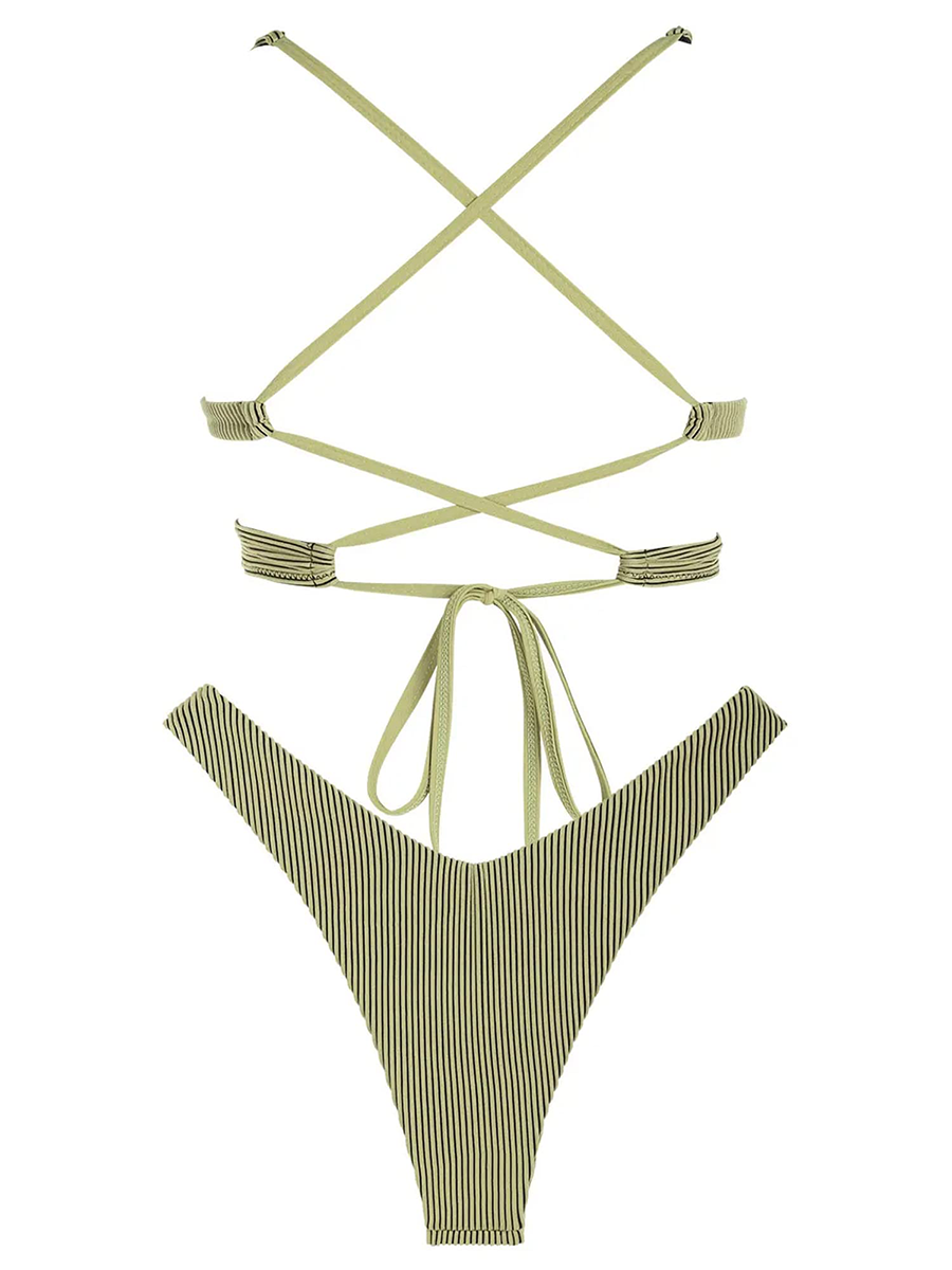Criss-Cross-Back-Swimsuit-Green-4