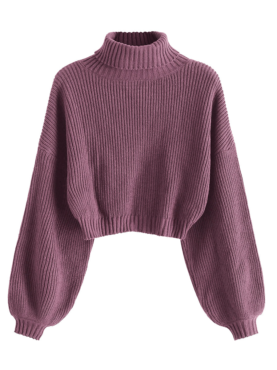 Cropped-Turtleneck-Sweater-Purple