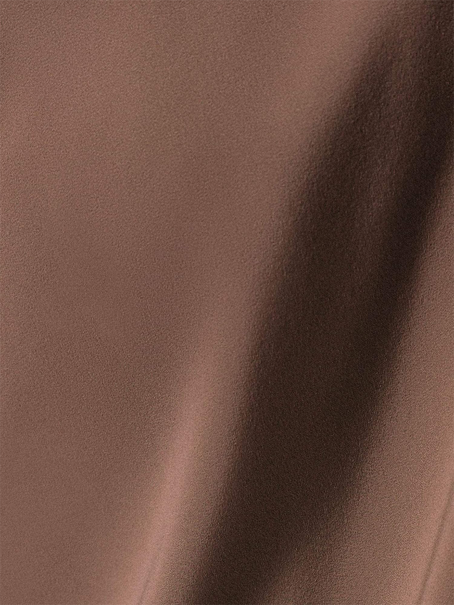 Draped-Satin-Blouse-Brown-5