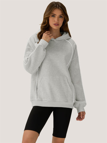 ZAFUL Hoodie for Women Athletic Sweatshirt with Pockets Loose Fitted Outdoor Actives Casual Tops-AMZ
