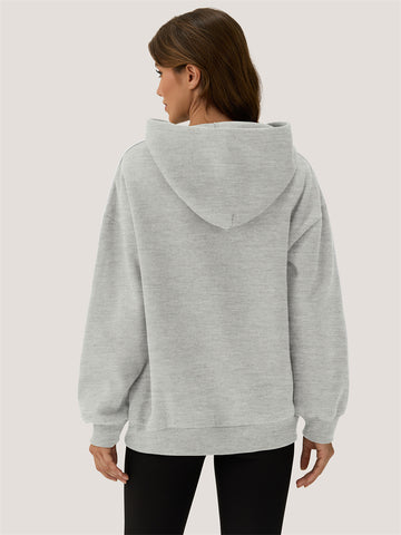 ZAFUL Hoodie for Women Athletic Sweatshirt with Pockets Loose Fitted Outdoor Actives Casual Tops-AMZ