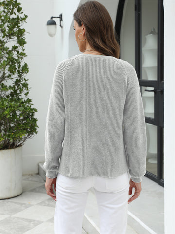 ZAFUL Women's 2025 Spring Fall Cropped Cardigan Lightweight Long Sleeve Knit Outerwear Daily Office Wear Trendy Y2K Crop Top