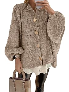 Oversized Knit Cardigan