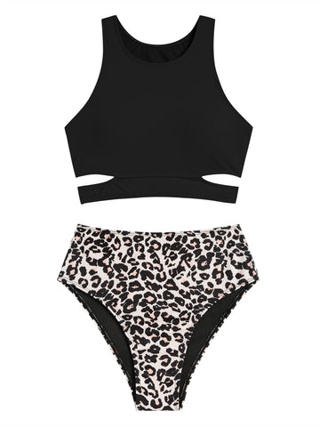 Cut Out Bikini Set