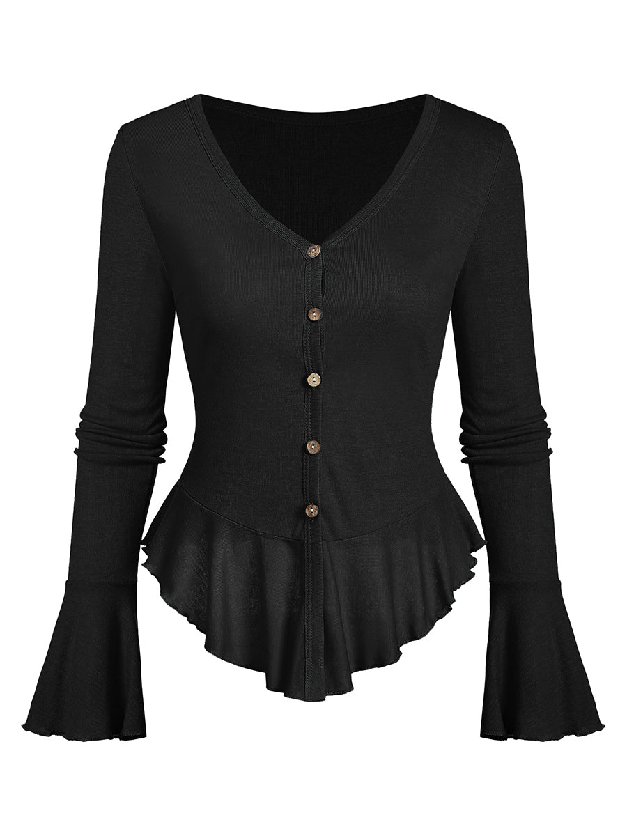 Long Sleeve Open Front Knit Cardigan