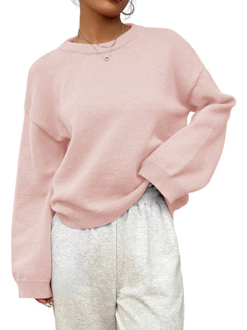Drop Shoulder Oversized Sweater