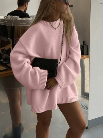 Oversized Crew Neck Sweater