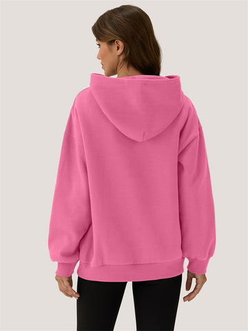 ZAFUL Hoodie for Women Athletic Sweatshirt with Pockets Loose Fitted Outdoor Actives Casual Tops-AMZ