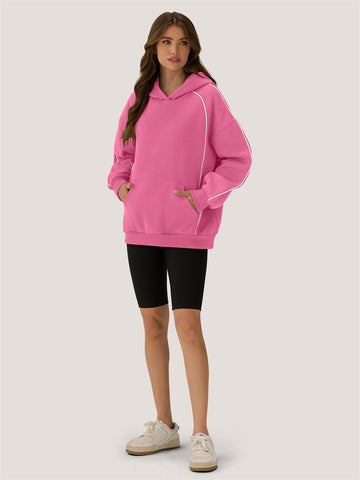 ZAFUL Hoodie for Women Athletic Sweatshirt with Pockets Loose Fitted Outdoor Actives Casual Tops-AMZ